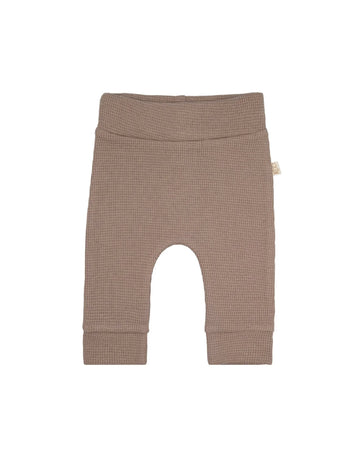 Pantaloni din bumbac waffle
