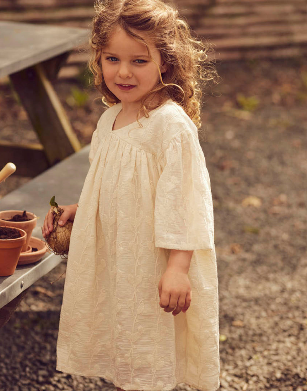 Rochie sofisticată din bumbac organic