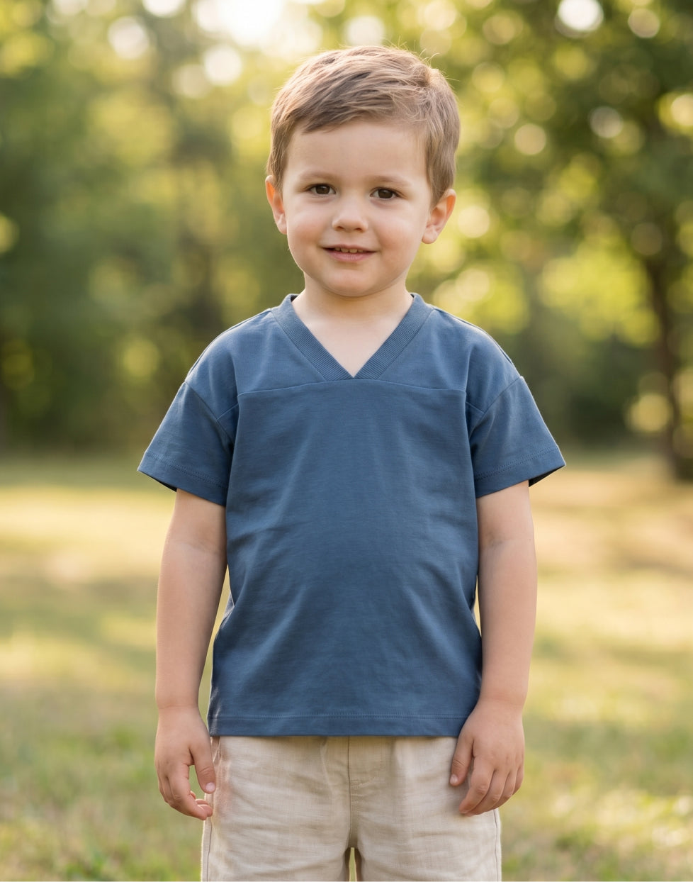Tricou elegant din bumbac organic